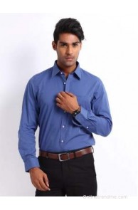 Protext Men's Solid Formal Shirt